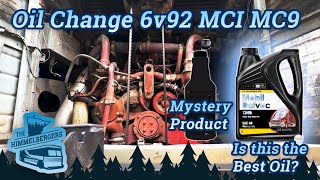 Oil Change 6v92 MCI MC9  - Will Stop Leak Fix Rear Main Seal Leak? by Himmelberger Bus 406 views 8 months ago 14 minutes, 18 seconds