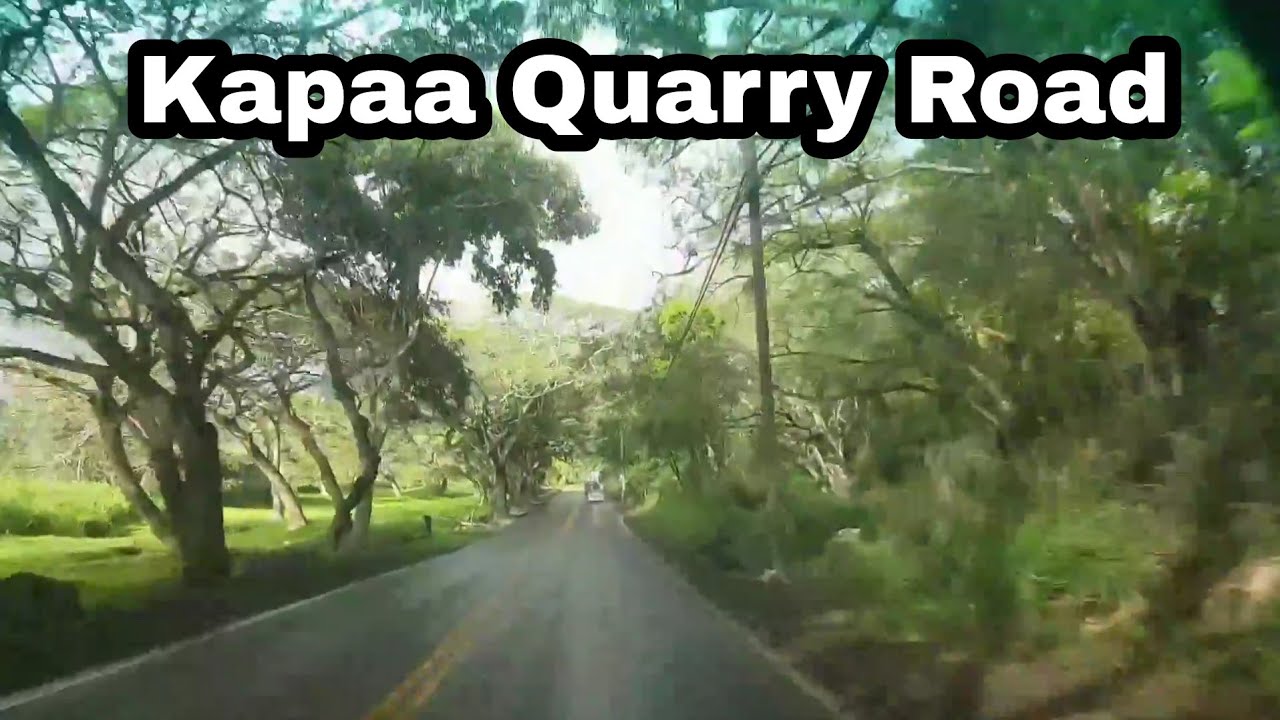 Kapaa Quarry Road Things To Do Oahu, Hawaii YouTube
