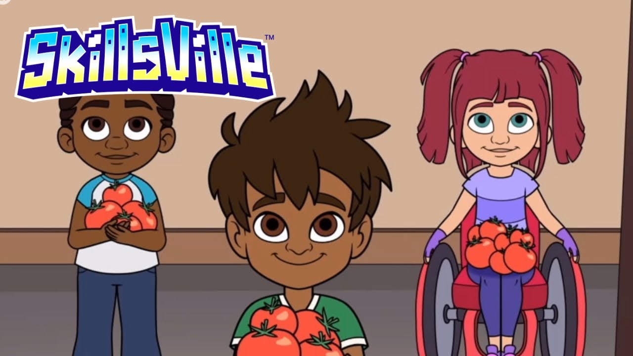 Farmer Dev, Cora and Rae | Skillsville | Fredbot - YouTube