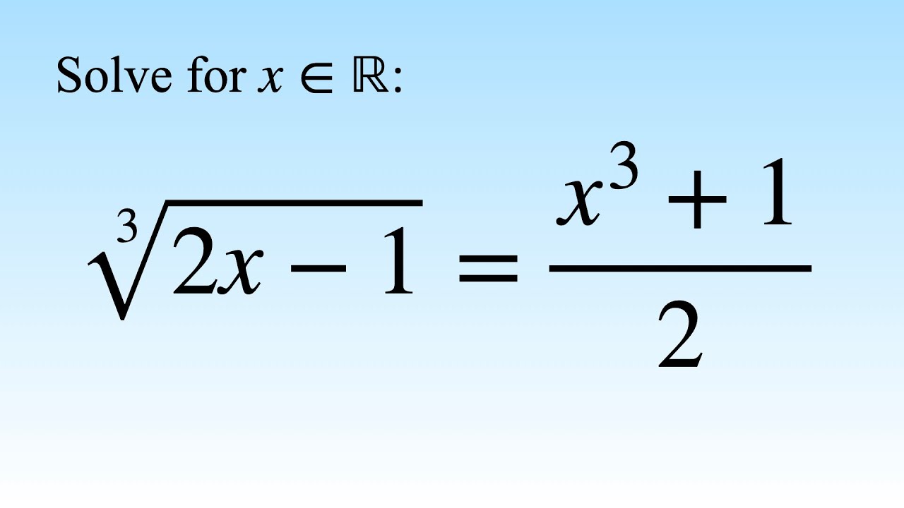 Difficult to solve