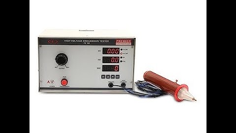 How to perform a High Voltage Test (HV Test)