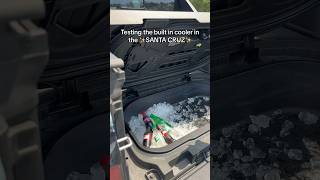 Sports Performance 2023 Hyundai Santa Cruz built in cooler