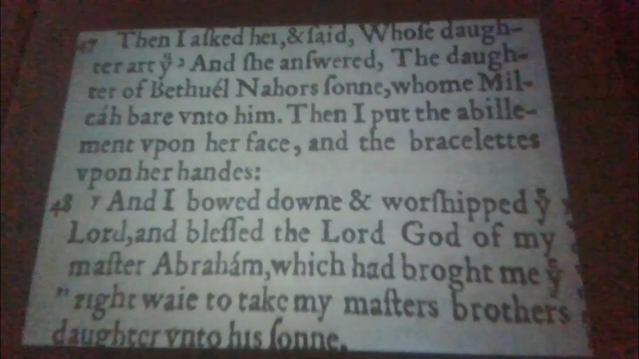 Genesis Chapter 24 Verse 47 48 YouTube genesis-chapter-24-verse-47-48-youtube