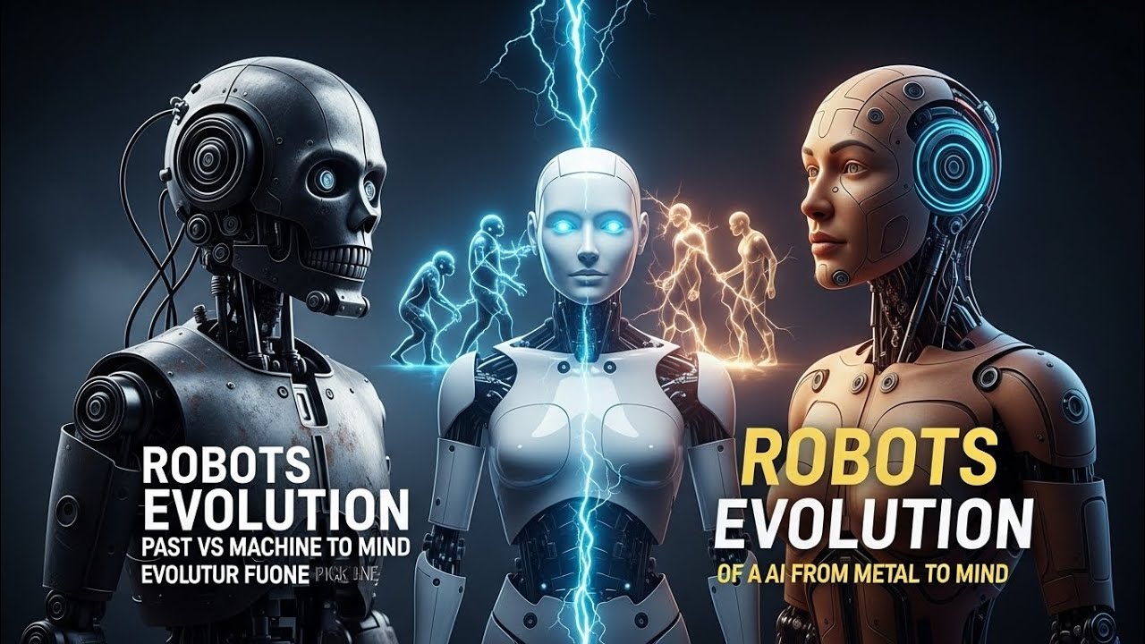 Robots Evolution 1950–2050 | From Metal to Intelligent AI | Evolution Ai 2026