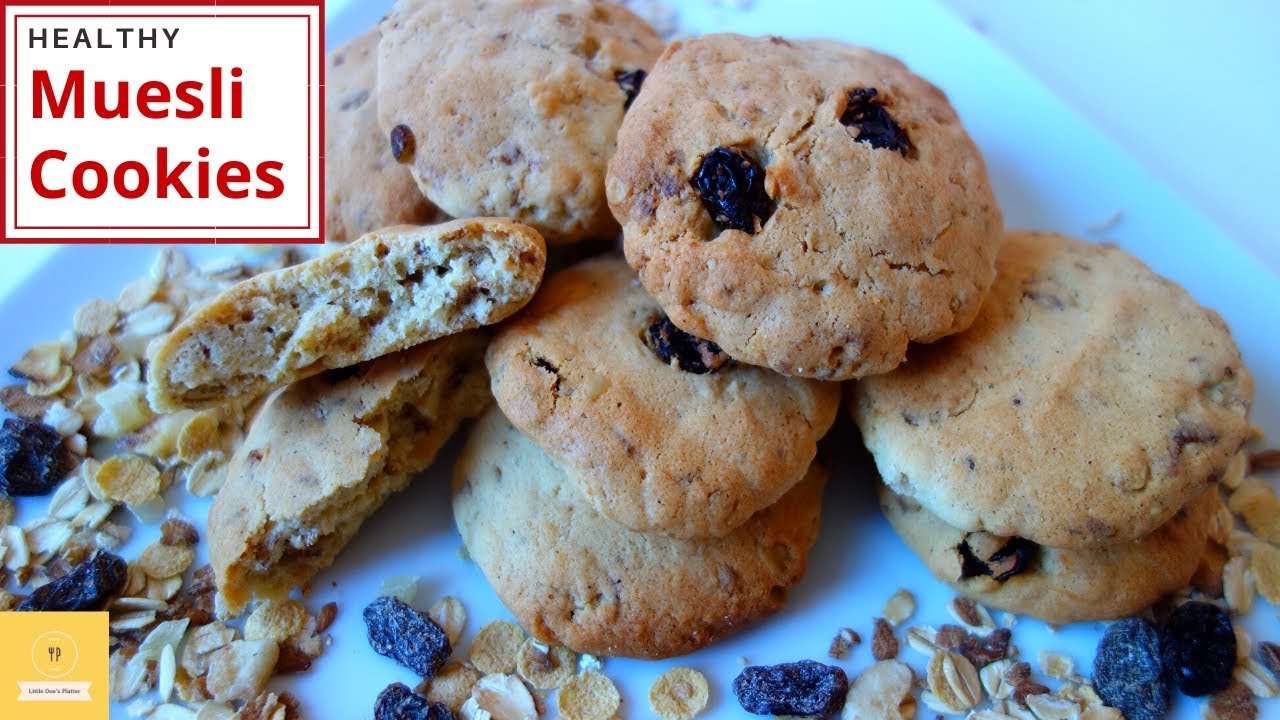 Healthy Muesli cookies | How to make deliciously easy muesli cookies