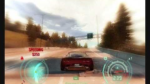 NFS Undercover Gameplay Corvette Z06