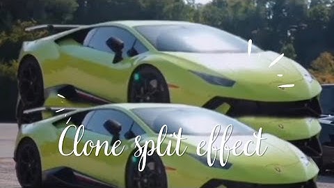SPLIT CLONE EFFECT | VN VIDEO EDITOR - Car Video Editing
