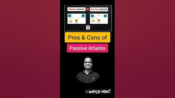 Passive Attacks Explained | Easy to Launch, Hard to Detect? #shorts - 364 💥