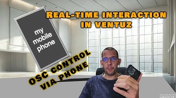 Real-Time Interaction in Ventuz: OSC Control via iPhone Made Easy