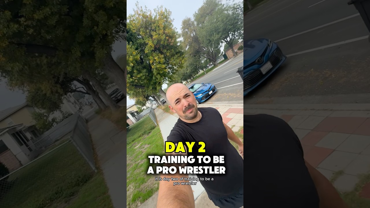 First day of pro wrestling school and I’m beyond anxious!