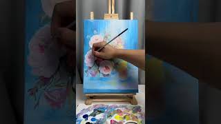 The process of still life painting of flowers#Learn to draw from scratch#Drawing#Learn to