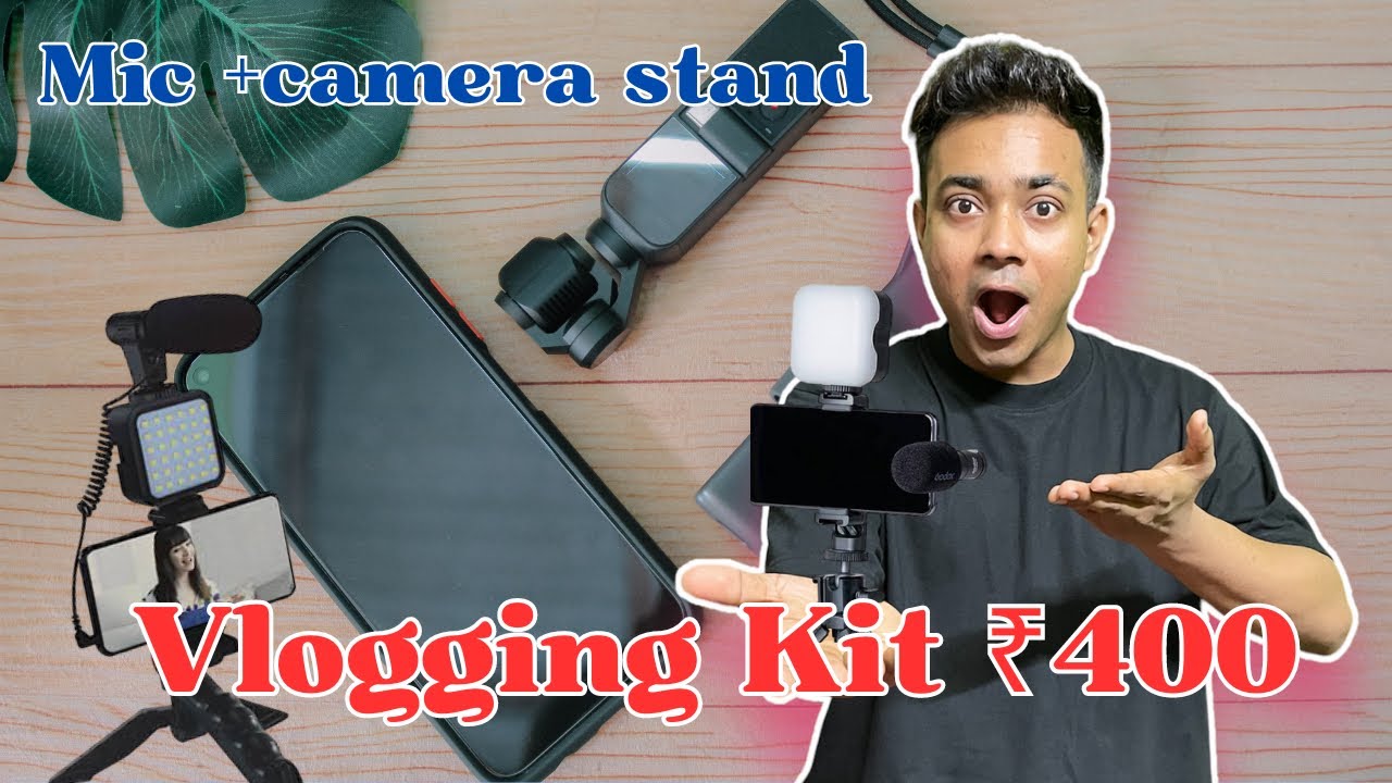Mobile vlogging kit + wireless mic 🎤 in Lowest price India’s tech