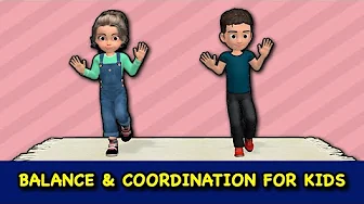 FUN Balance & Coordination for Kids (20 Min Home Workout)