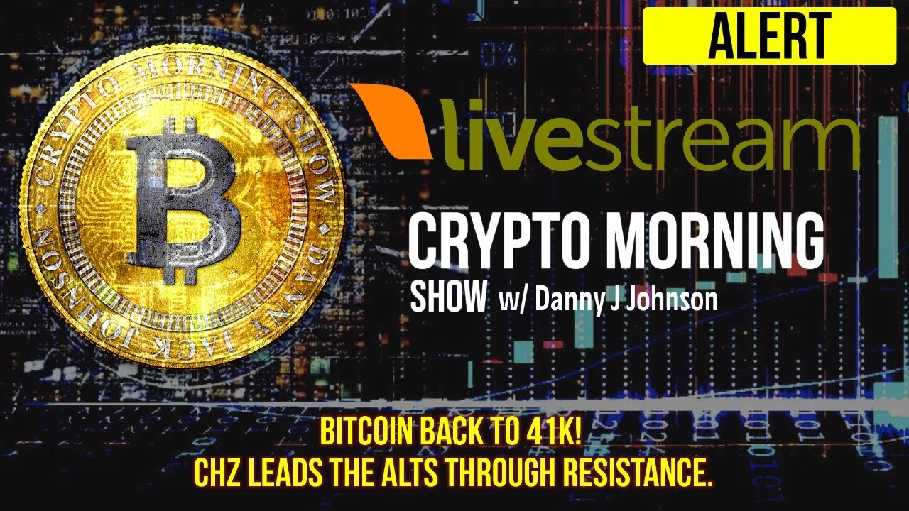 Bitcoin back to 41K! CHZ leads the Alts through resistance.