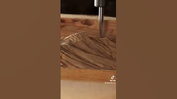 CNC carving topographic map.