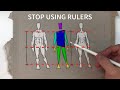 STOP Using Rulers! - How to Draw Body Proportions