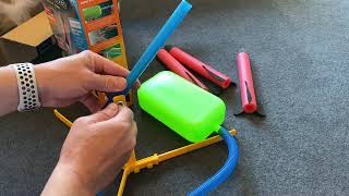 Stomp rocket ( power launcher rocket ) Amazon’s unboxing, setup at test