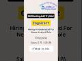Cognizant | News Analyst Role | Walkin 14th Jan From 10:30 - 1:00PM | Freshers Only | #job #hiring