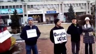 Protest Pitesti - 17 februarie