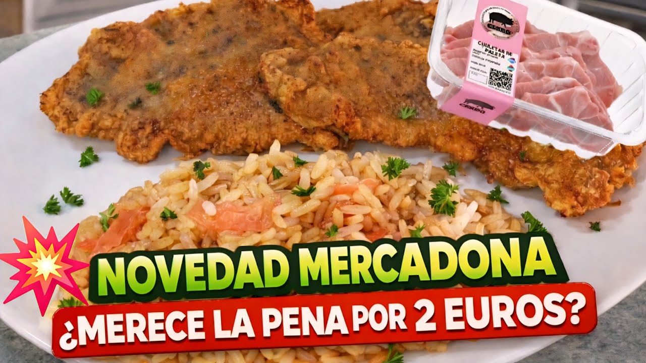 ✨️NOVEDAD MERCADONA🟢 CARNE DE CERDO SÚPER BARATA, CRUJIENTE Y JUGOSA en 10 MINUTOS😋¿MERECE LA PENA?