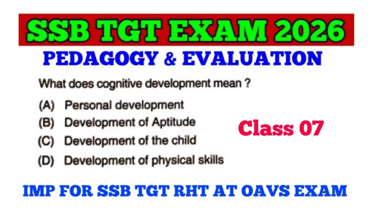 Target SSB TGT Exam 2026 !! Pedagogy &! Evaluation MCQs !! Imp for RHT AT OSSTET !! cine tv Odisha !