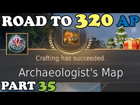 bdo ความรู้  Update  BDO - Road To 320 AP Part 35: Archaeologist's Map \u0026 PEN Tungrad Ring Upgrade (Going 1440p)