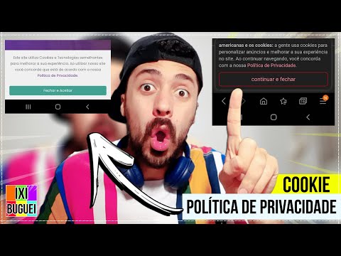 MENSAGEM DE COOKIES QUE APARECE NA PÁGINA? O QUE É ? | ( Política de Privacidade )