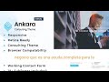 Plantillas Web Consultorías Servicios Profesionales | Ankara – Plantilla web Responsivas