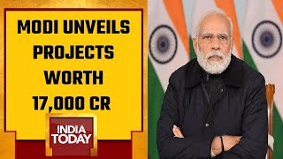 Pm Modis Vikas Push In Rewa, Mp Modi Unveils Projects Worth 17,000 Cr