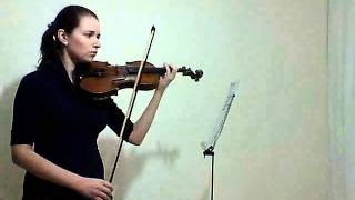 Audición para violin fila. W.A. Mozart Symphony No 39