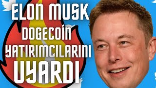 Elon Musk Dogecoi̇n Cilere Uyari Şekli̇nde Bi̇r Tweet Atti