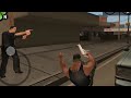 Gta sa  run over busted