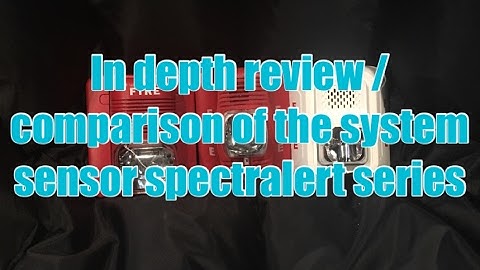 In depth comparison / review of the Spectralert series!