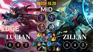 RNW Edge Lucian vs Zilean Mid - KR Patch 10.20