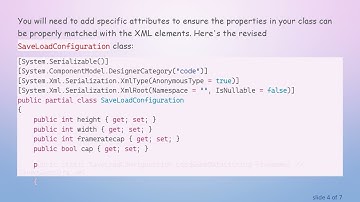 Solving the Issue of XML Deserialization in C#  for Configuration Files