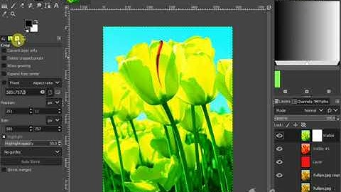 Creating dual lighting effect using Gimp.