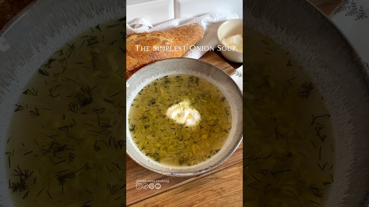 The Simplest Leek Soup! 🇫🇷 (full recipe in description)