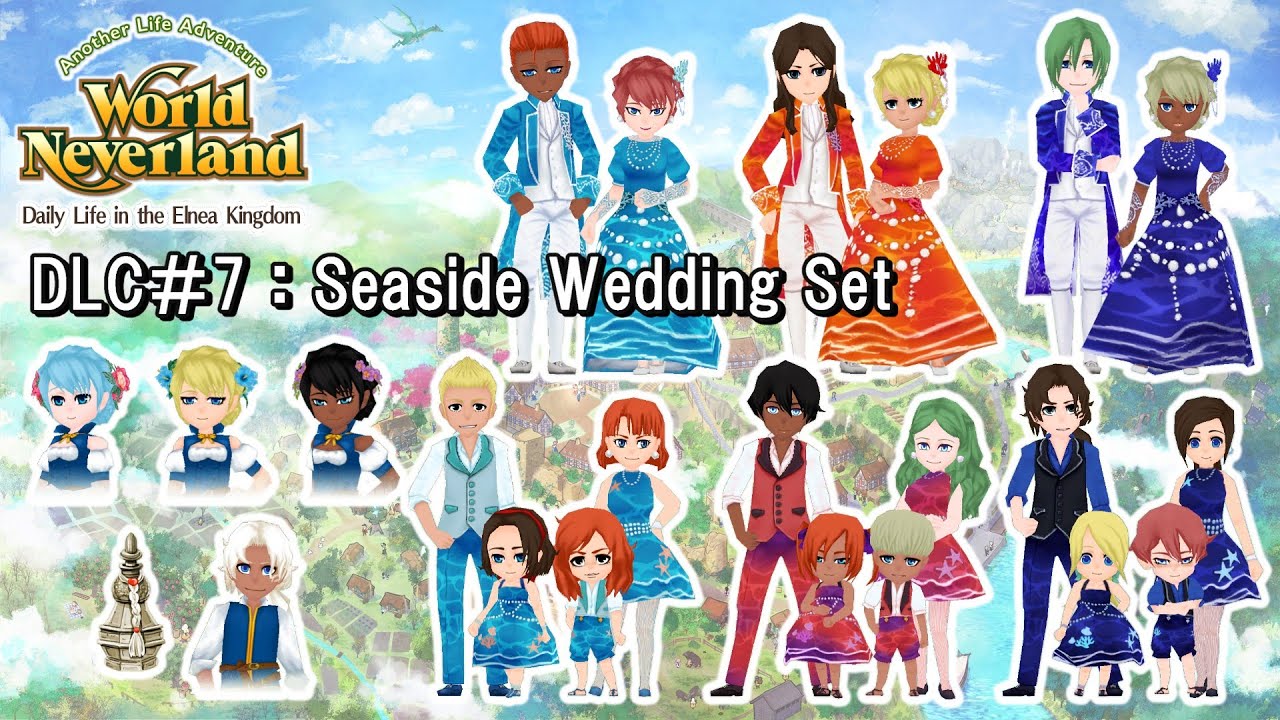 DLC #7 "Seaside Wedding Set" is now available! 
