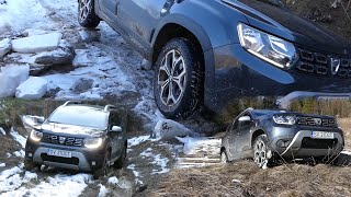 Dacia Duster 4WD on Different Offroad Trails Driving