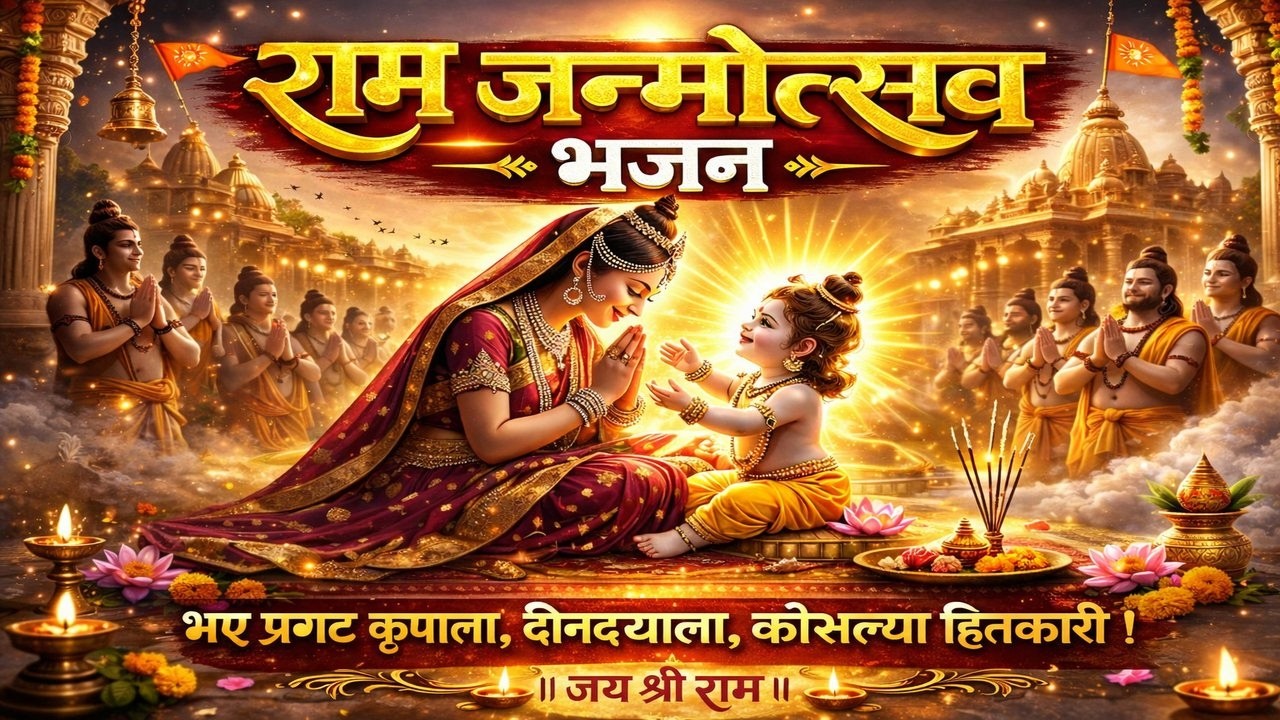 भए प्रगट कृपाला दीनदयाला ॥Bhae Pragat Kripala Deendayala॥Bhajan Shrot ॥ShriRamBhajan॥🙏