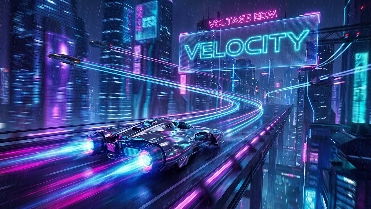 Voltage EDM - VELOCITY 🚀 (Liquid Drum & Bass / Racing Music)