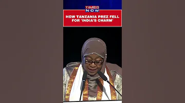 It Is Very Difficult To Resist An Indian Charm Says Tanzanian Prez Samia Suluhu Hassan Shorts 