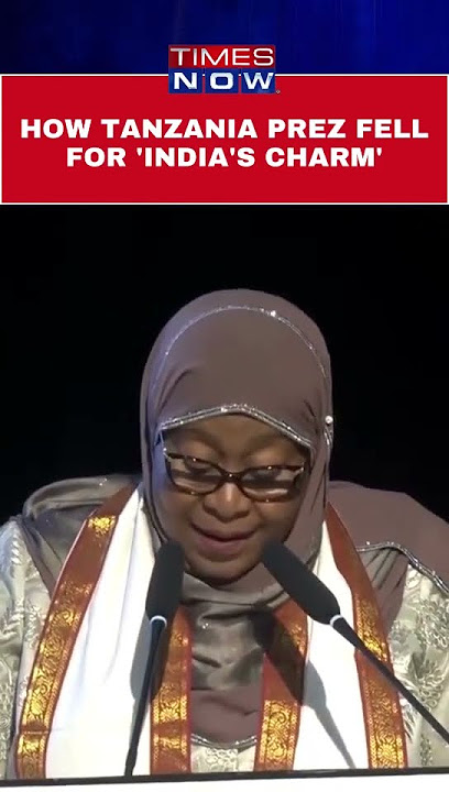 ‘It Is Very Difficult To Resist An Indian Charm...’ Says Tanzanian Prez Samia Suluhu Hassan #shorts