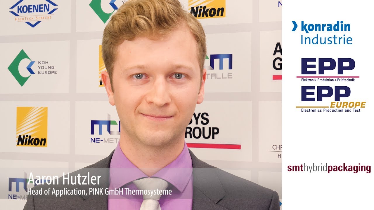 SMT Hybrid Packaging 2017 - Aaron Hutzler, PINK GmbH Thermosysteme