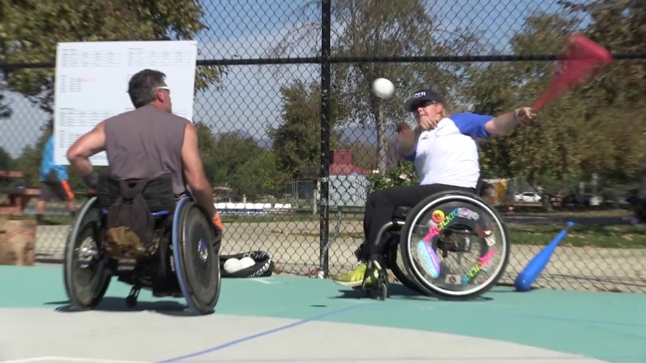 OvertheLine Wheelchair Baseball 2016 YouTube