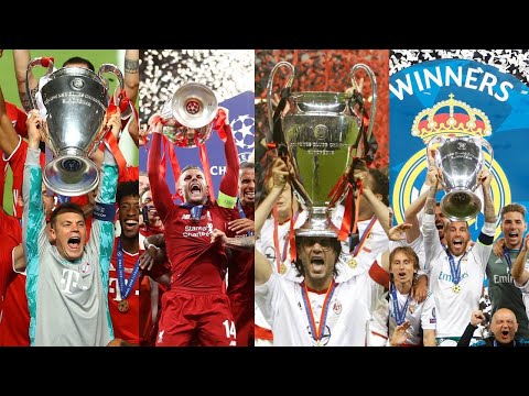 Video Champions League Winners List