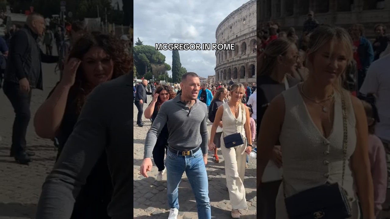 Conor McGregor in Rome🇮🇹                                    