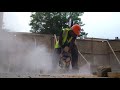 How To Cut Breeze Blocks With A Petrol Disc Cutter