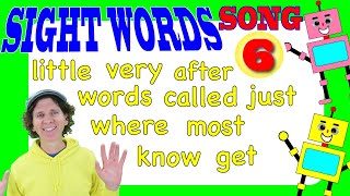 sight words song 6 learn 10 words dream english kids