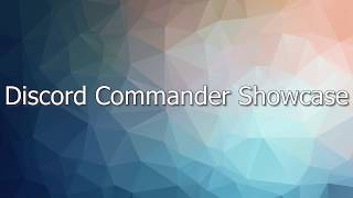 [OQ.Minebot] Discord Commander Showcase